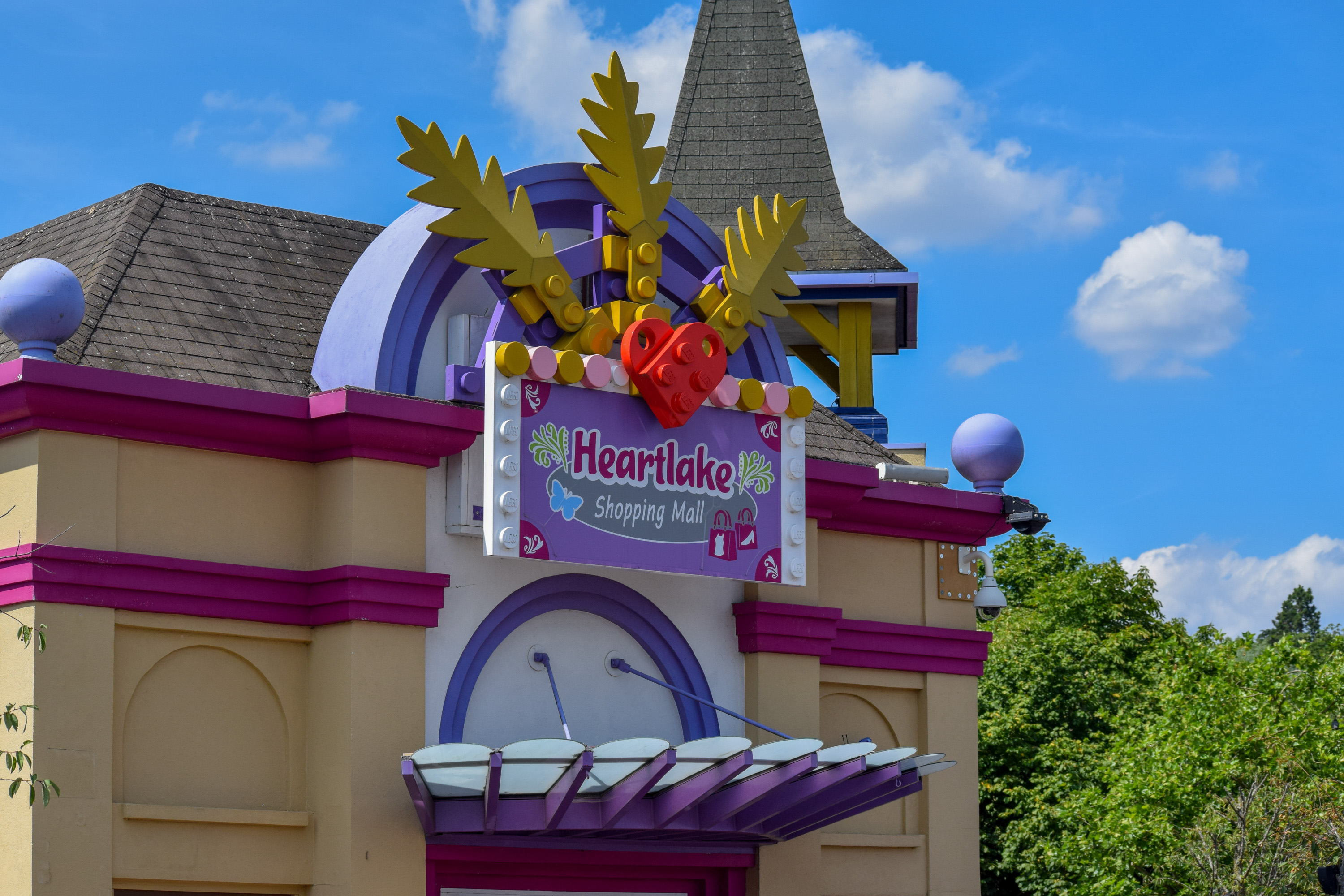 Heartlake City entrance sign at Legoland Windsor