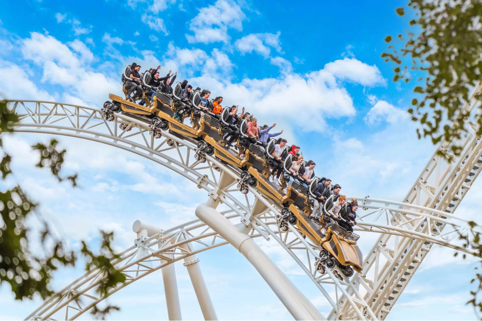 Hyperia roller coaster at Thorpe Park